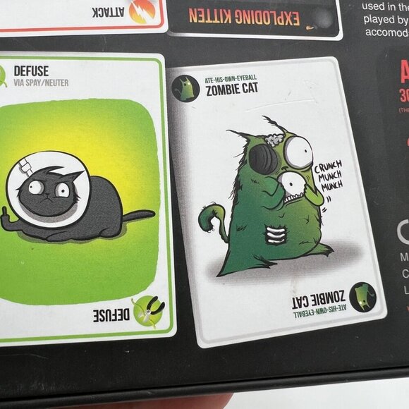 Exploding kitten card game new in box fun friends vacation beach pool lake - Picture 4 of 7